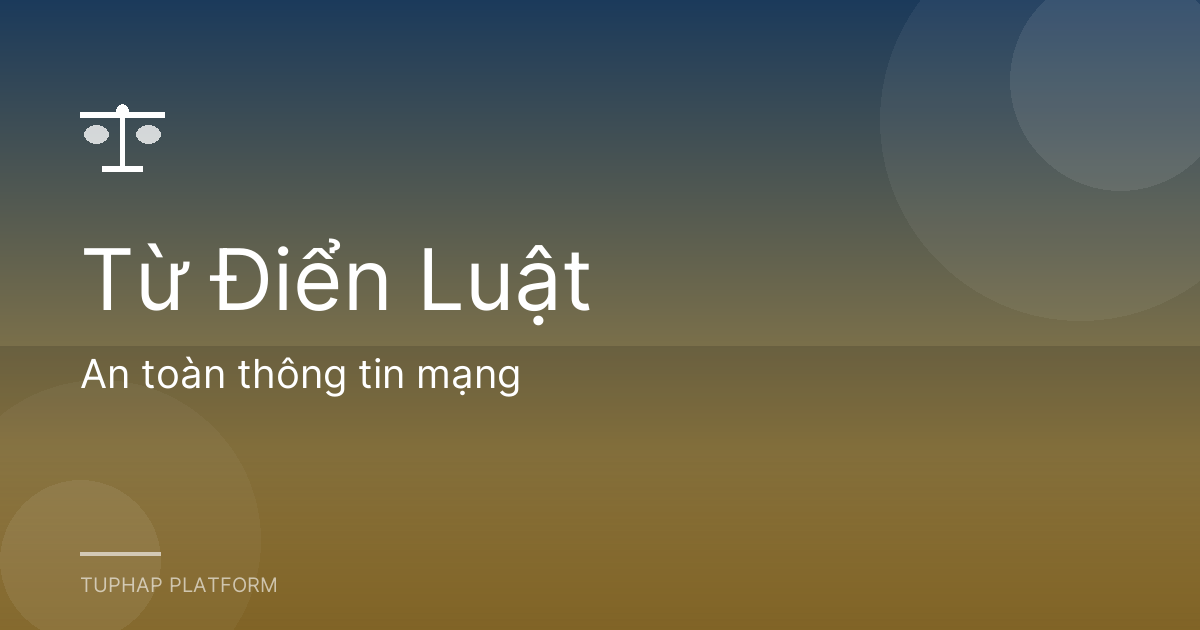 An toàn thông tin mạng