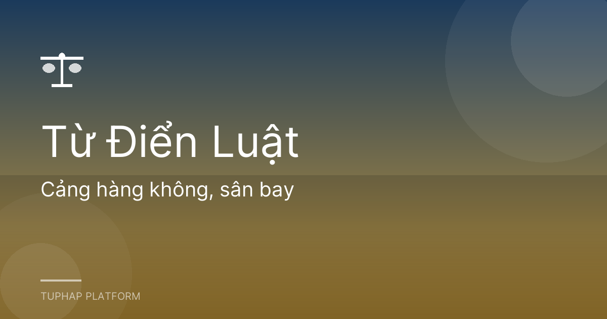 Cảng hàng không, sân bay