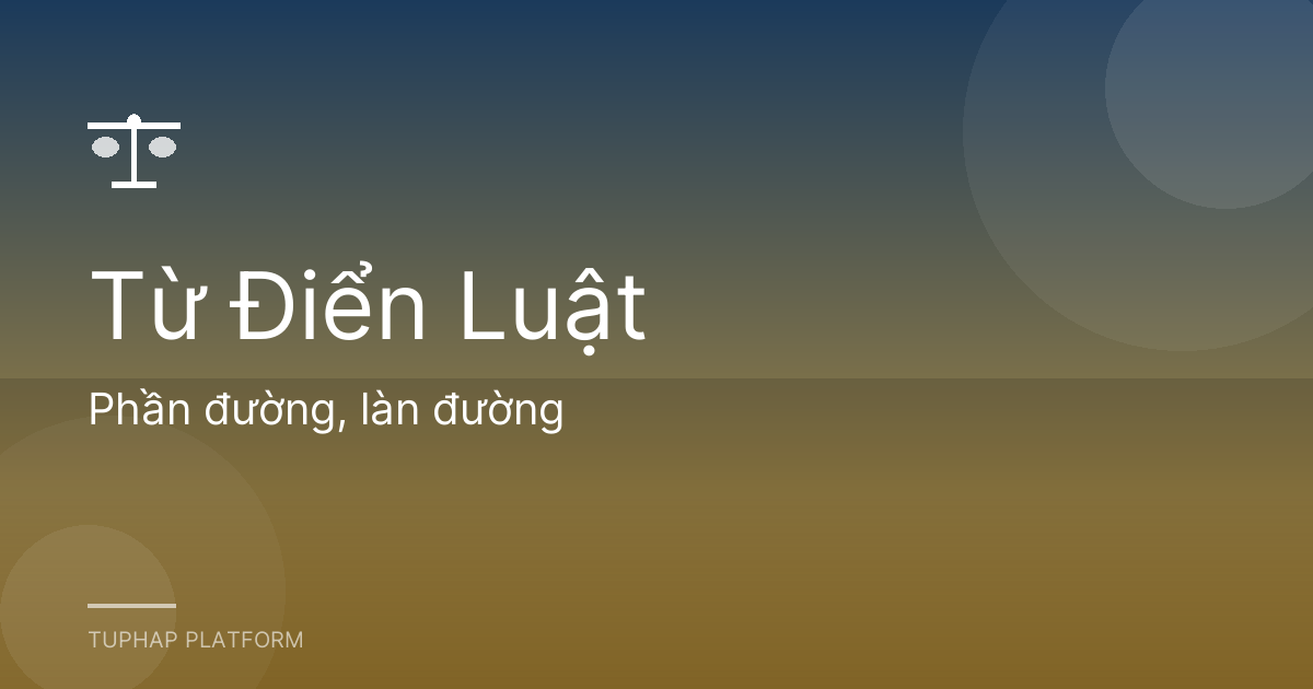 Phần đường, làn đường