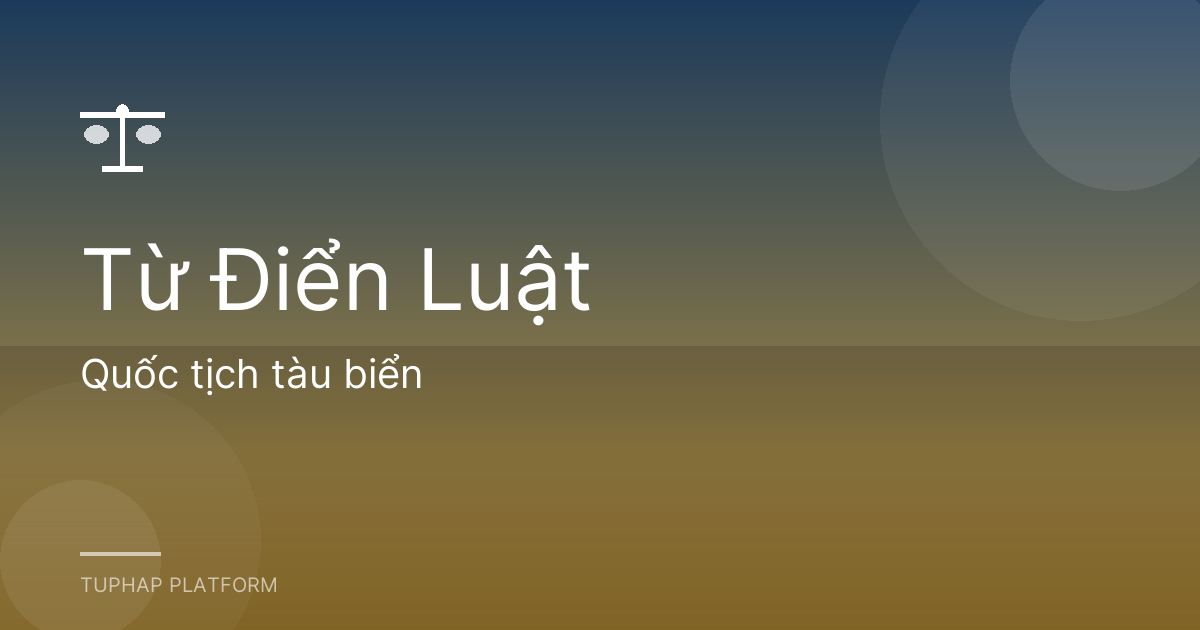 Quốc tịch tàu biển