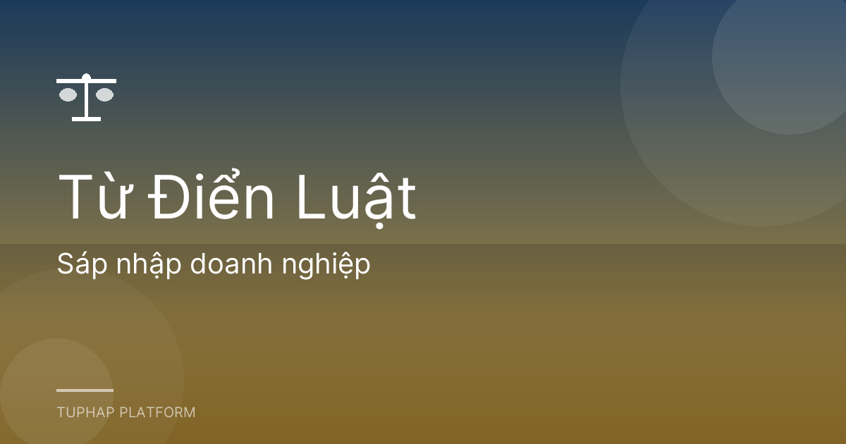 Sáp nhập doanh nghiệp
