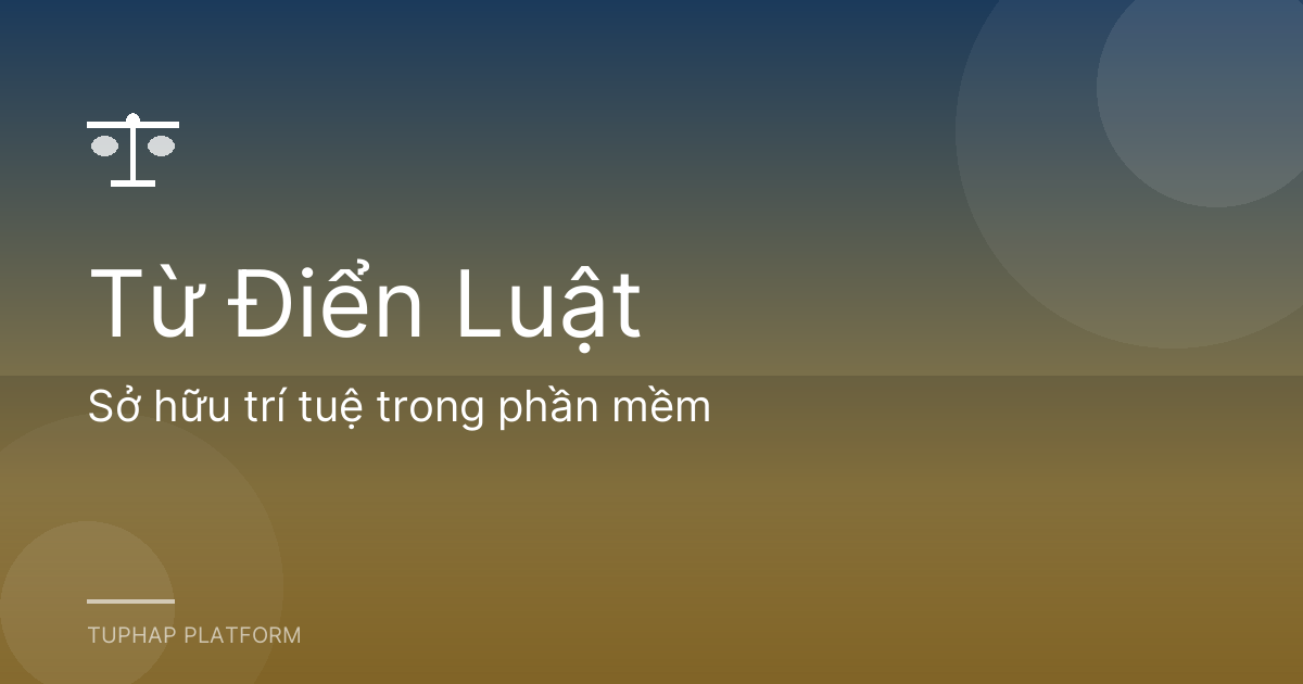 Sở hữu trí tuệ trong phần mềm