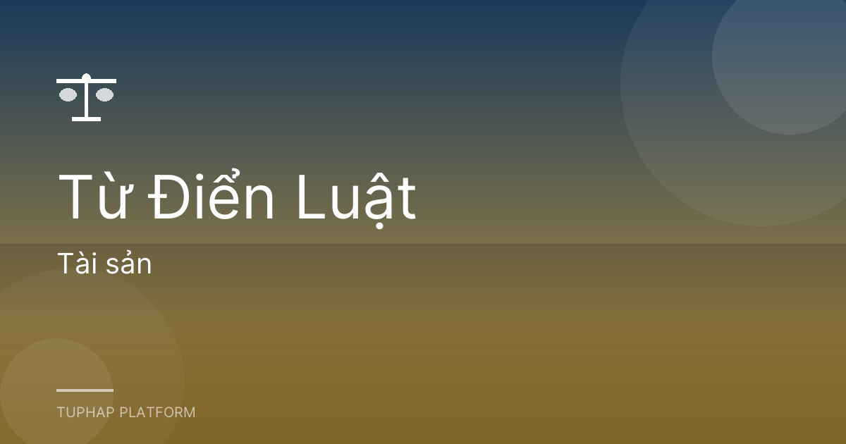 Tài sản